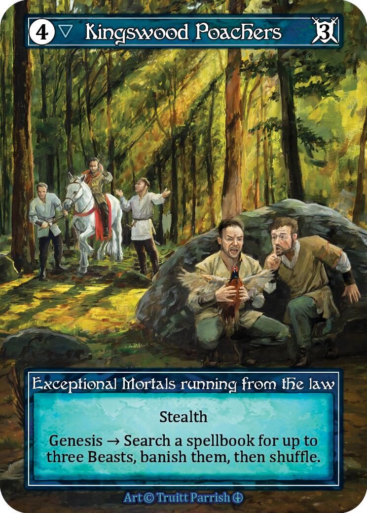 Kingswood Poachers (Foil) [Arthurian Legends] | Exor Games New Glasgow