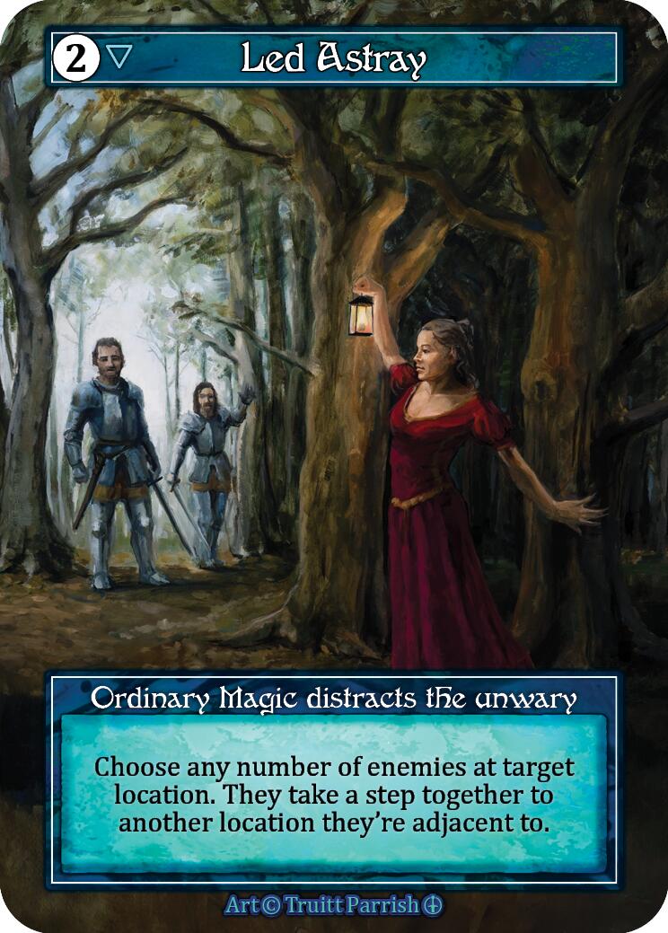 Led Astray (Foil) [Arthurian Legends] | Exor Games New Glasgow