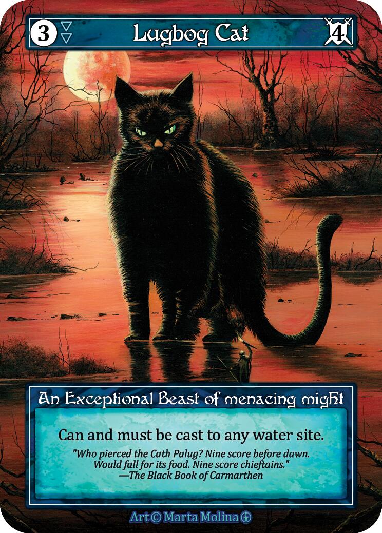 Lugbog Cat (Foil) [Arthurian Legends] | Exor Games New Glasgow