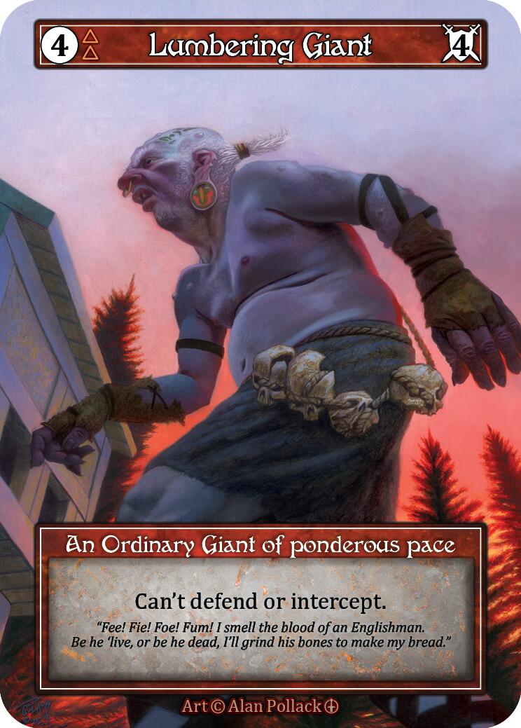 Lumbering Giant (Foil) [Arthurian Legends] | Exor Games New Glasgow