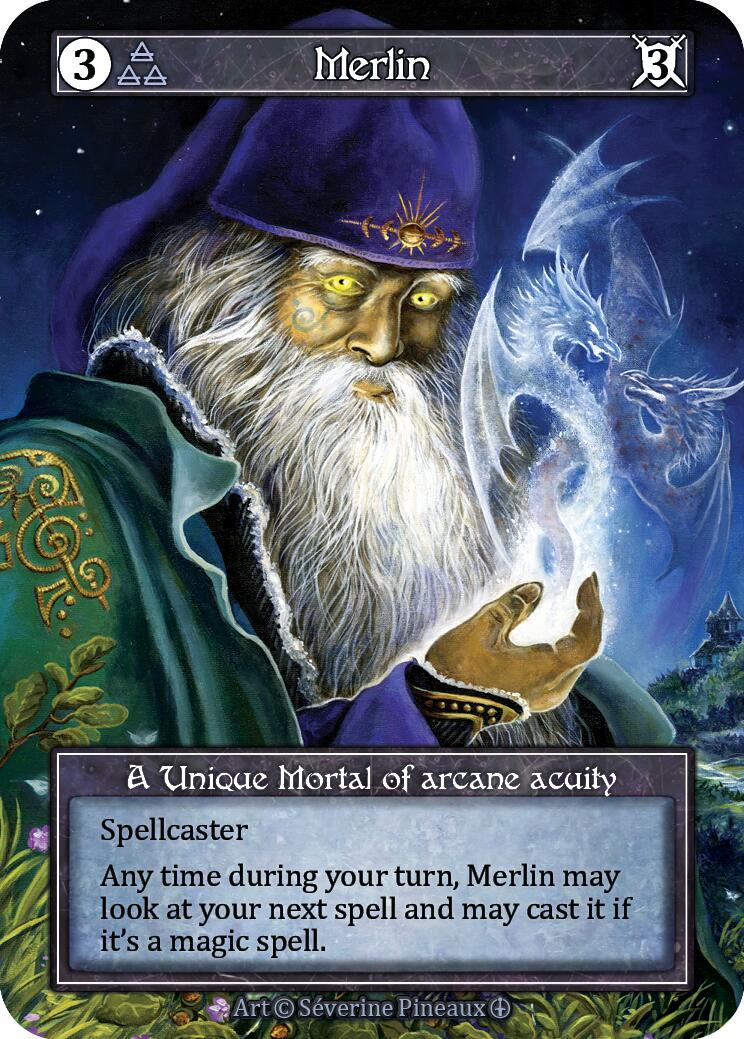 Merlin (Foil) [Arthurian Legends] | Exor Games New Glasgow