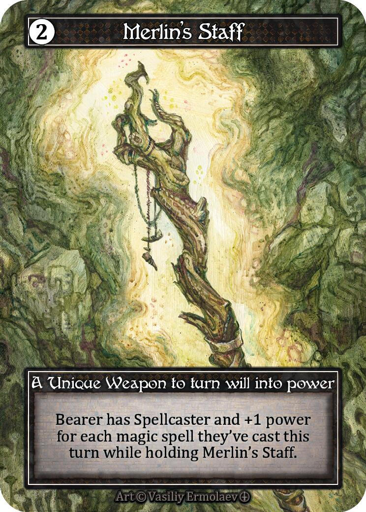Merlin's Staff (Foil) [Arthurian Legends] | Exor Games New Glasgow