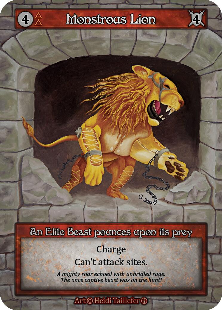 Monstrous Lion [Arthurian Legends] | Exor Games New Glasgow