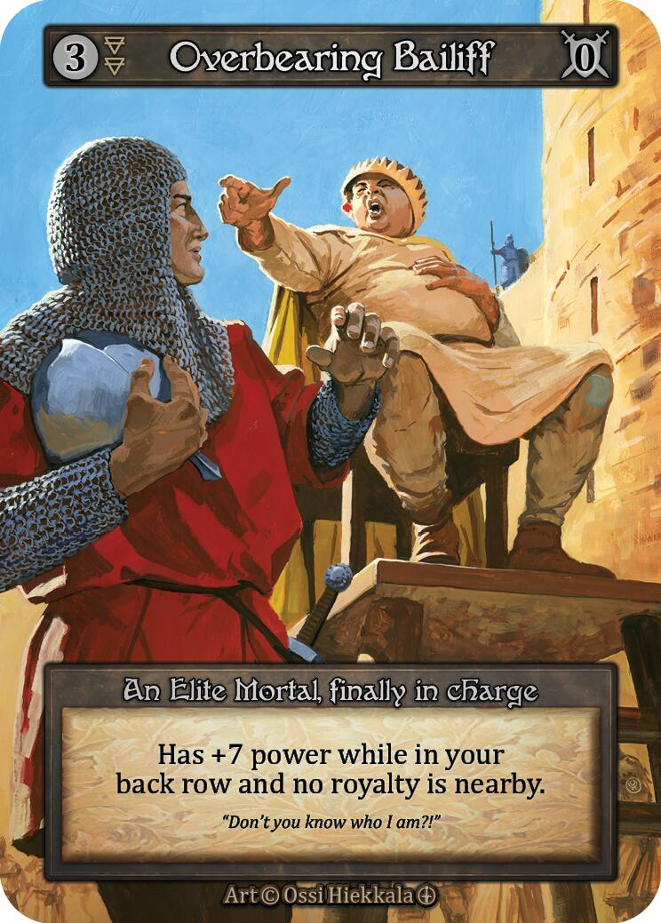 Overbearing Bailiff [Arthurian Legends] | Exor Games New Glasgow