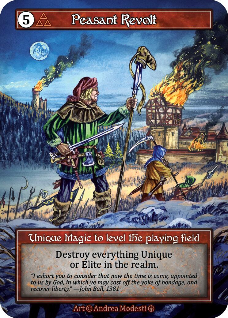 Peasant Revolt (Foil) [Arthurian Legends] | Exor Games New Glasgow