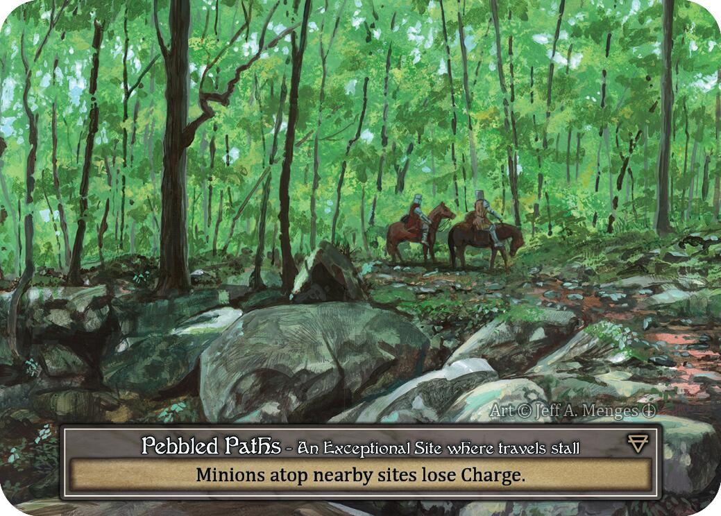 Pebbled Paths (Foil) [Arthurian Legends] | Exor Games New Glasgow