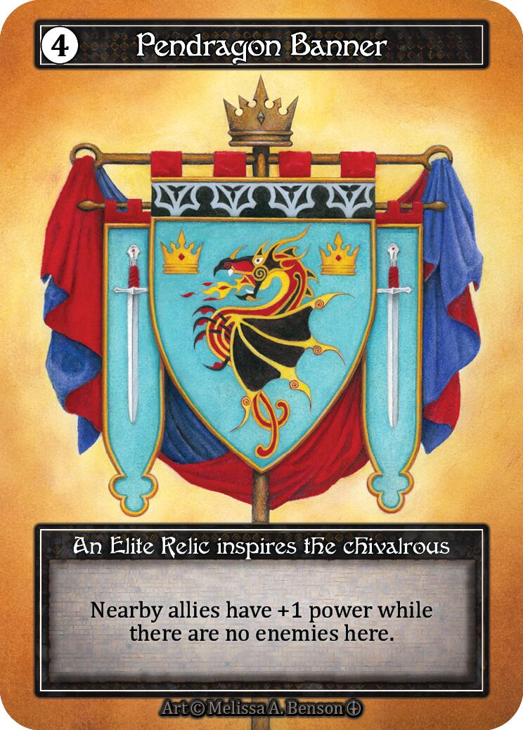 Pendragon Banner (Foil) [Arthurian Legends] | Exor Games New Glasgow