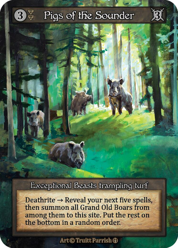 Pigs of the Sounder [Arthurian Legends] | Exor Games New Glasgow