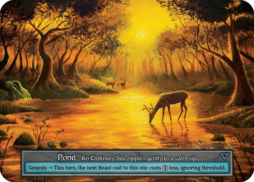 Pond (Foil) [Arthurian Legends] | Exor Games New Glasgow