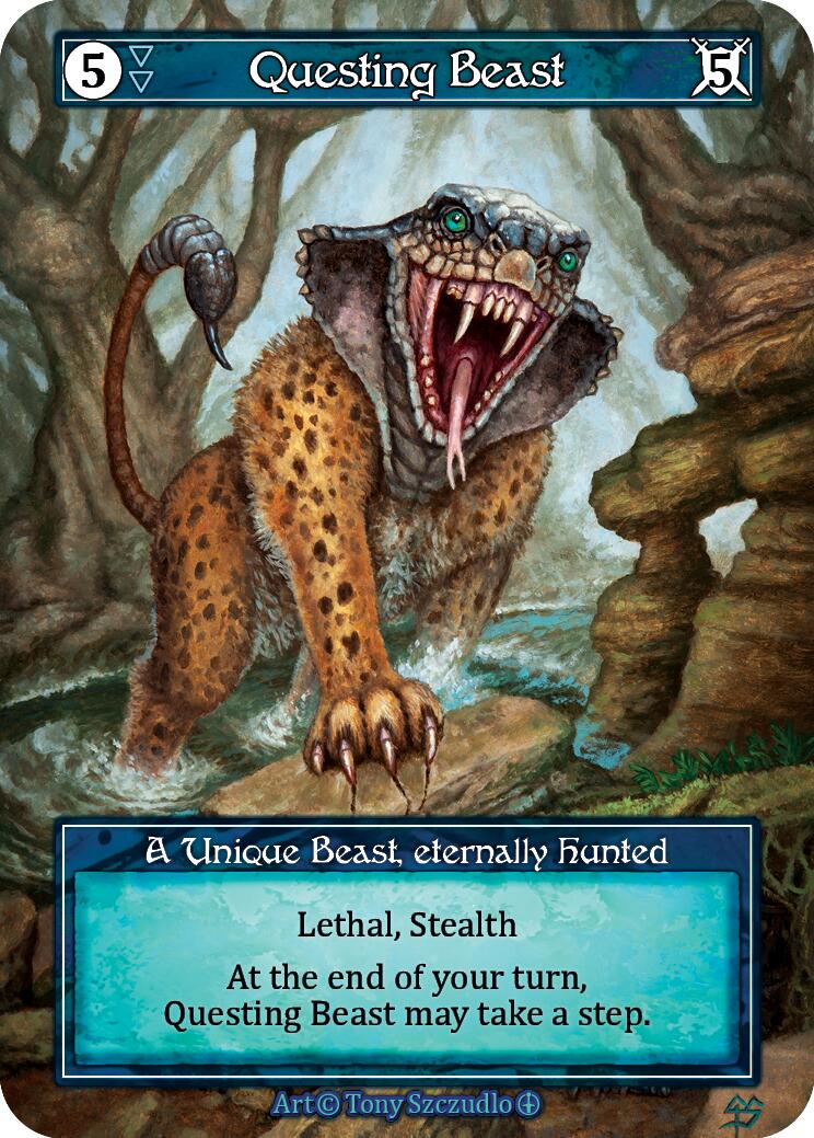 Questing Beast (Foil) [Arthurian Legends] | Exor Games New Glasgow