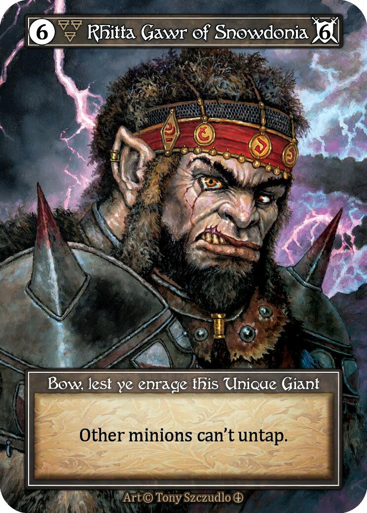 Rhitta Gawr of Snowdonia (Foil) [Arthurian Legends] | Exor Games New Glasgow