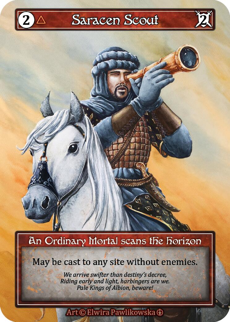 Saracen Scout (Foil) [Arthurian Legends] | Exor Games New Glasgow
