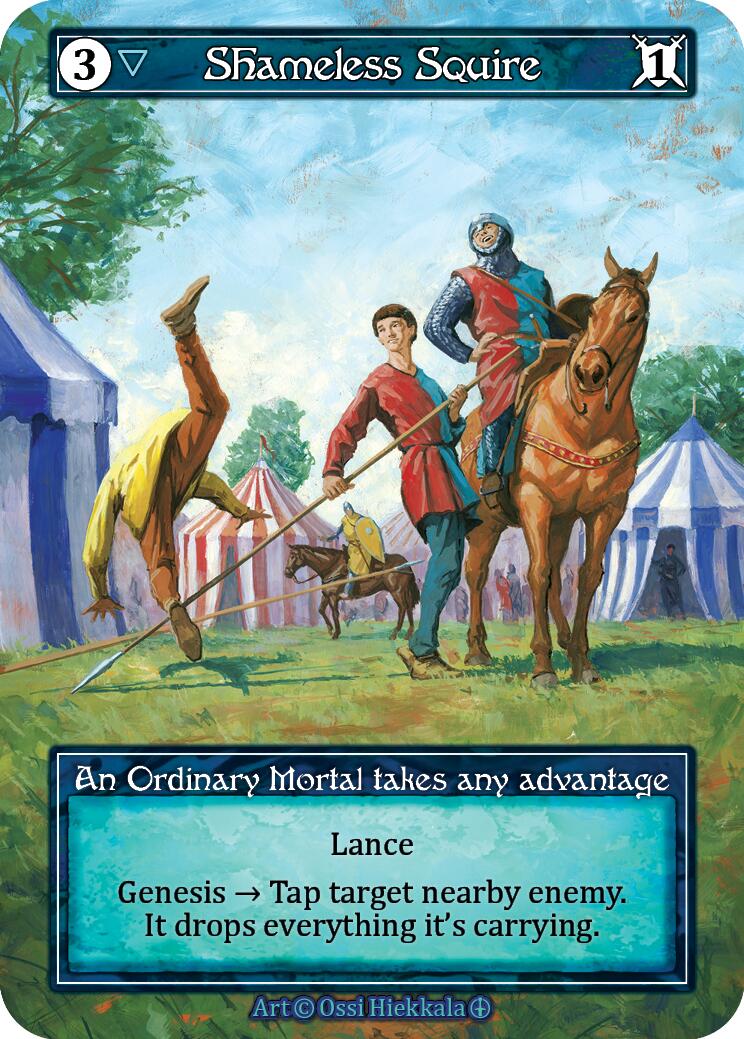 Shameless Squire (Foil) [Arthurian Legends] | Exor Games New Glasgow