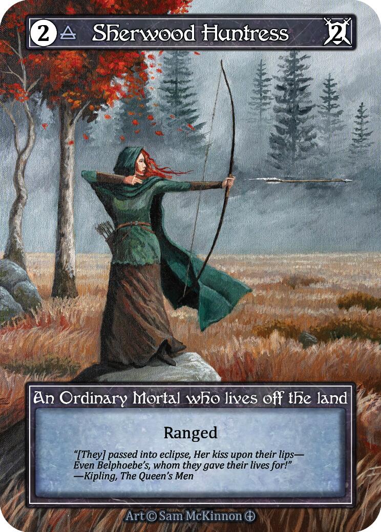 Sherwood Huntress (Foil) [Arthurian Legends] | Exor Games New Glasgow
