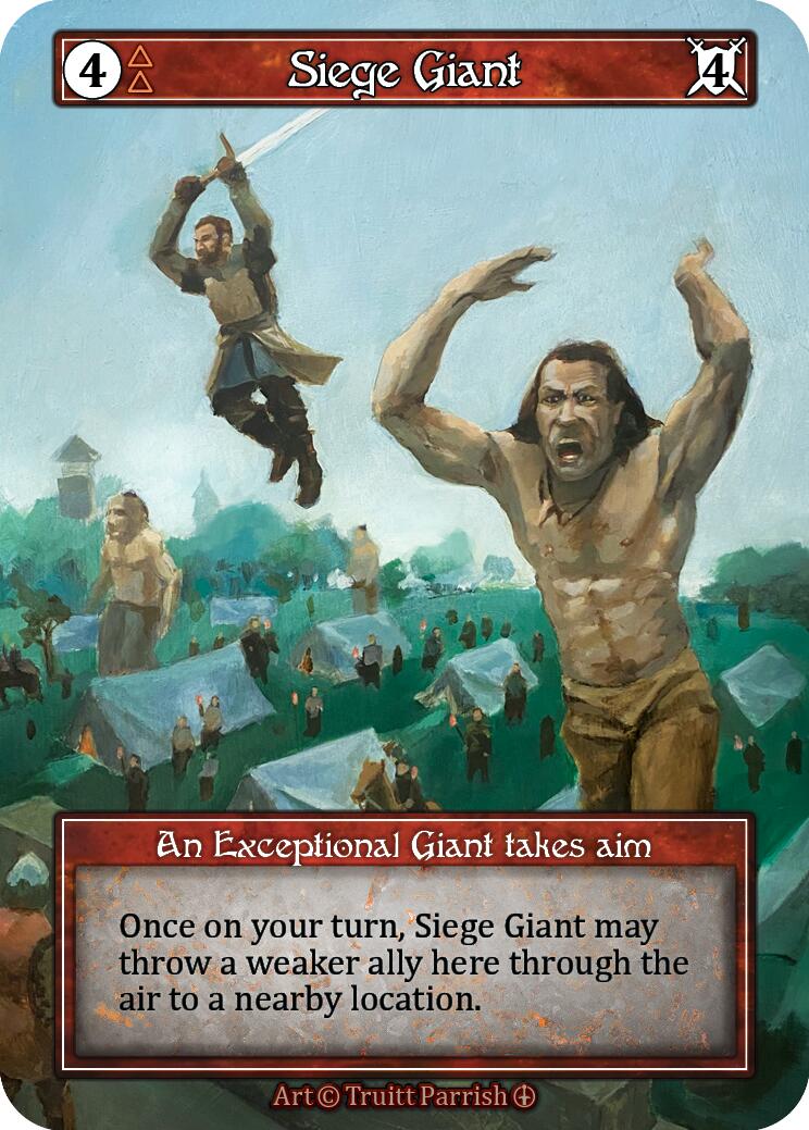 Siege Giant (Foil) [Arthurian Legends] | Exor Games New Glasgow