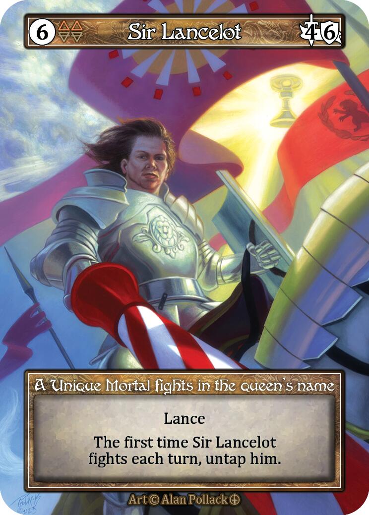 Sir Lancelot (Foil) [Arthurian Legends] | Exor Games New Glasgow