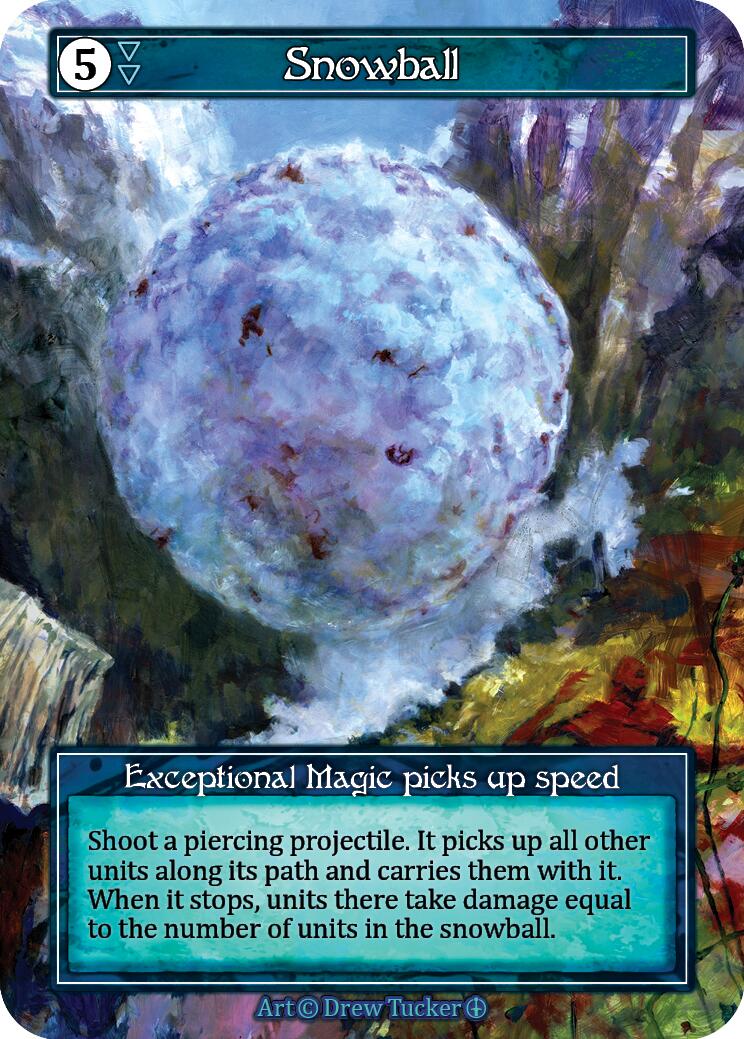 Snowball (Foil) [Arthurian Legends] | Exor Games New Glasgow