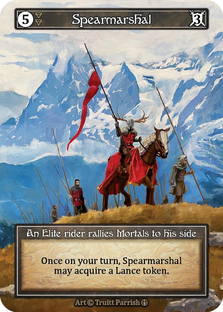 Spearmarshal (Foil) [Arthurian Legends] | Exor Games New Glasgow