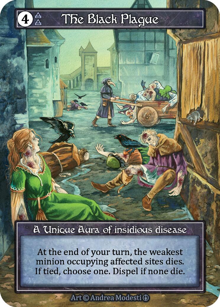 The Black Plague (Foil) [Arthurian Legends] | Exor Games New Glasgow