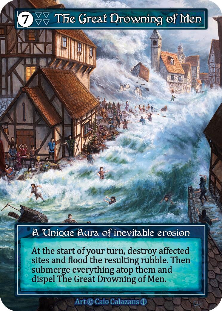 The Great Drowning of Men (Foil) [Arthurian Legends] | Exor Games New Glasgow