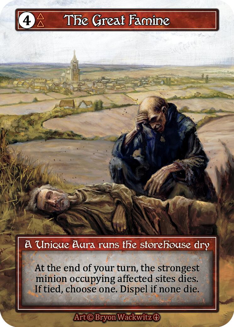 The Great Famine (Foil) [Arthurian Legends] | Exor Games New Glasgow