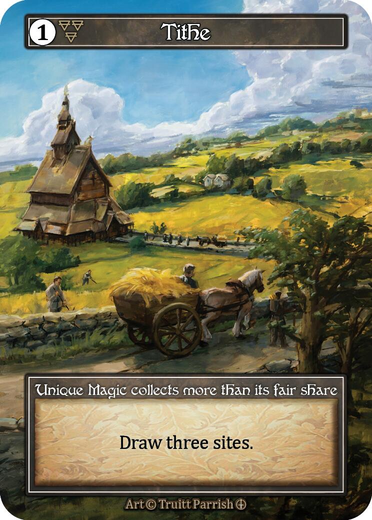 Tithe (Foil) [Arthurian Legends] | Exor Games New Glasgow