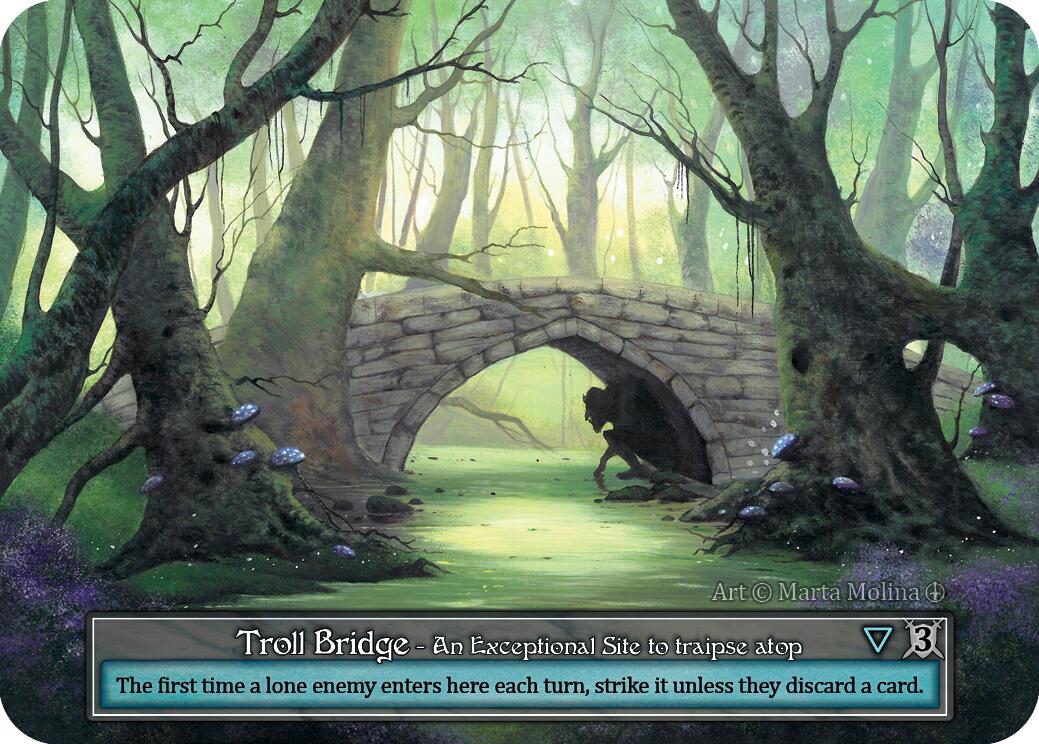 Troll Bridge (Foil) [Arthurian Legends] | Exor Games New Glasgow