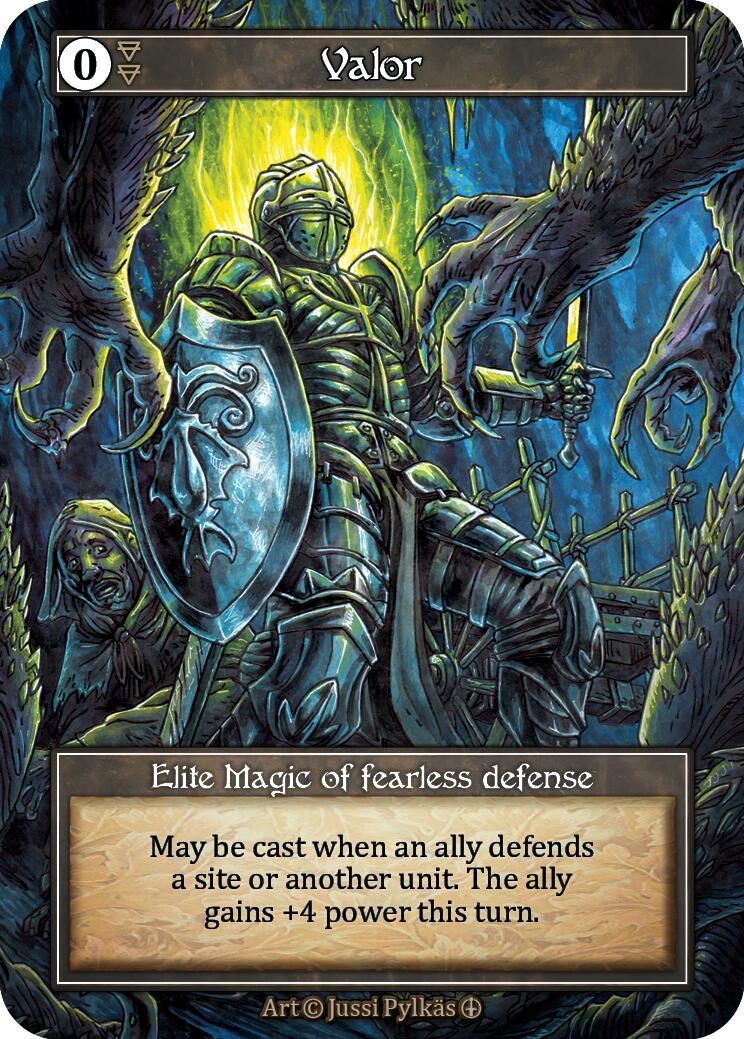 Valor (Foil) [Arthurian Legends] | Exor Games New Glasgow