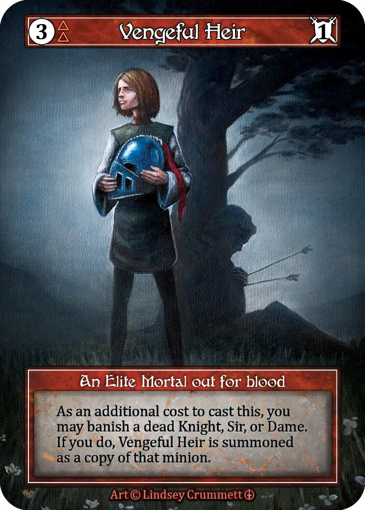 Vengeful Heir (Foil) [Arthurian Legends] | Exor Games New Glasgow