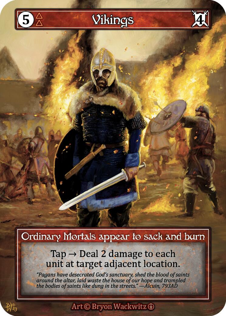 Vikings (Foil) [Arthurian Legends] | Exor Games New Glasgow