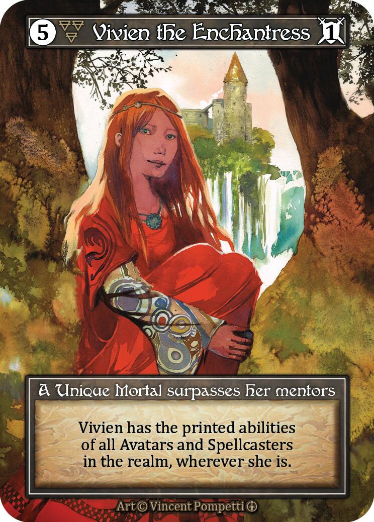 Vivien the Enchantress (Foil) [Arthurian Legends] | Exor Games New Glasgow