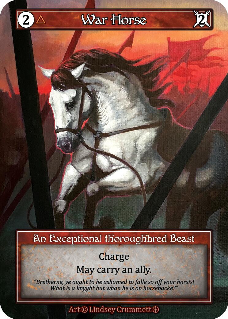 War Horse (Foil) [Arthurian Legends] | Exor Games New Glasgow