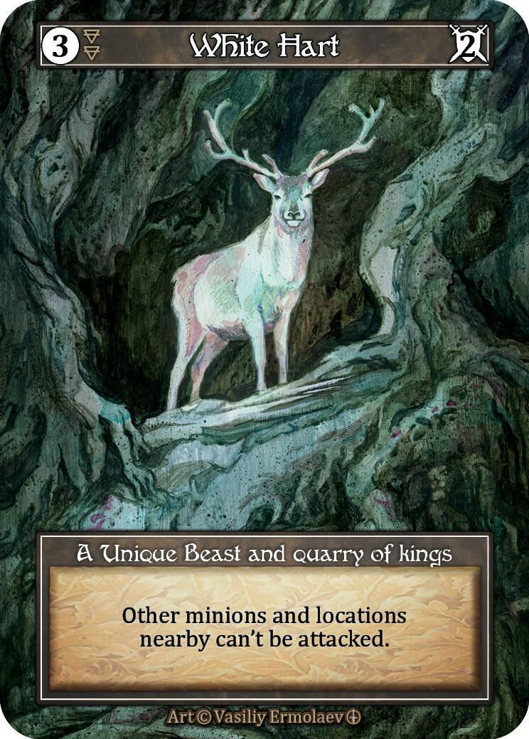 White Hart (Foil) [Arthurian Legends] | Exor Games New Glasgow