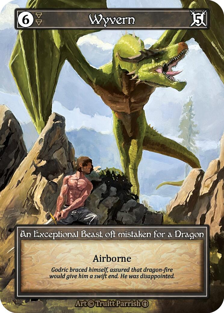Wyvern (Foil) [Arthurian Legends] | Exor Games New Glasgow