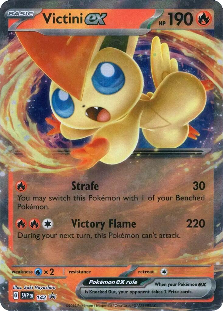 Victini ex (SVP142) [Scarlet & Violet: Black Star Promos] | Exor Games New Glasgow