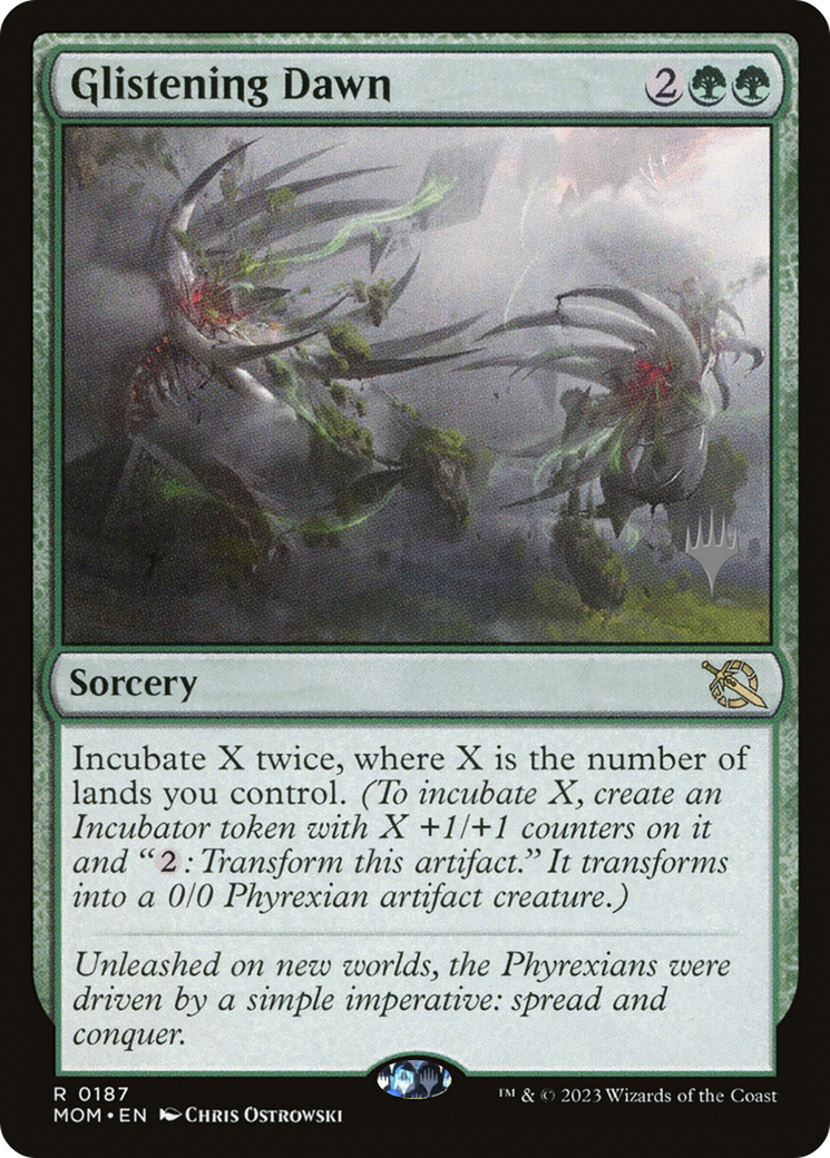 Glistening Dawn (Promo Pack) [March of the Machine Promos] | Exor Games New Glasgow