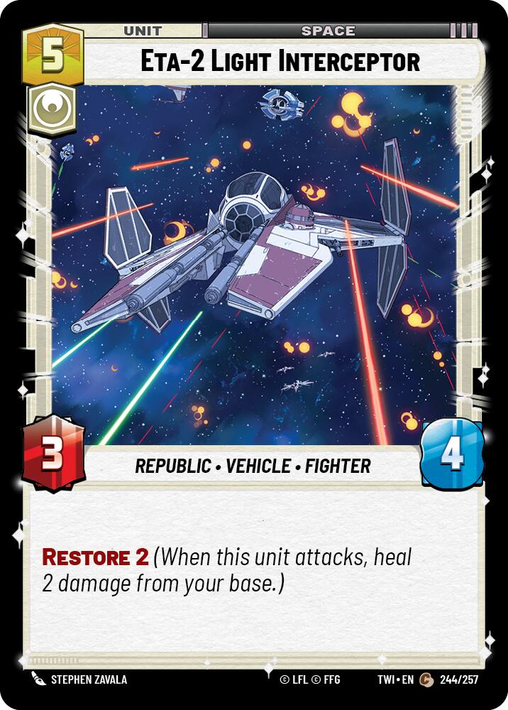 ETA-2 Light Interceptor (244/257) (244/257) [Twilight of the Republic] | Exor Games New Glasgow