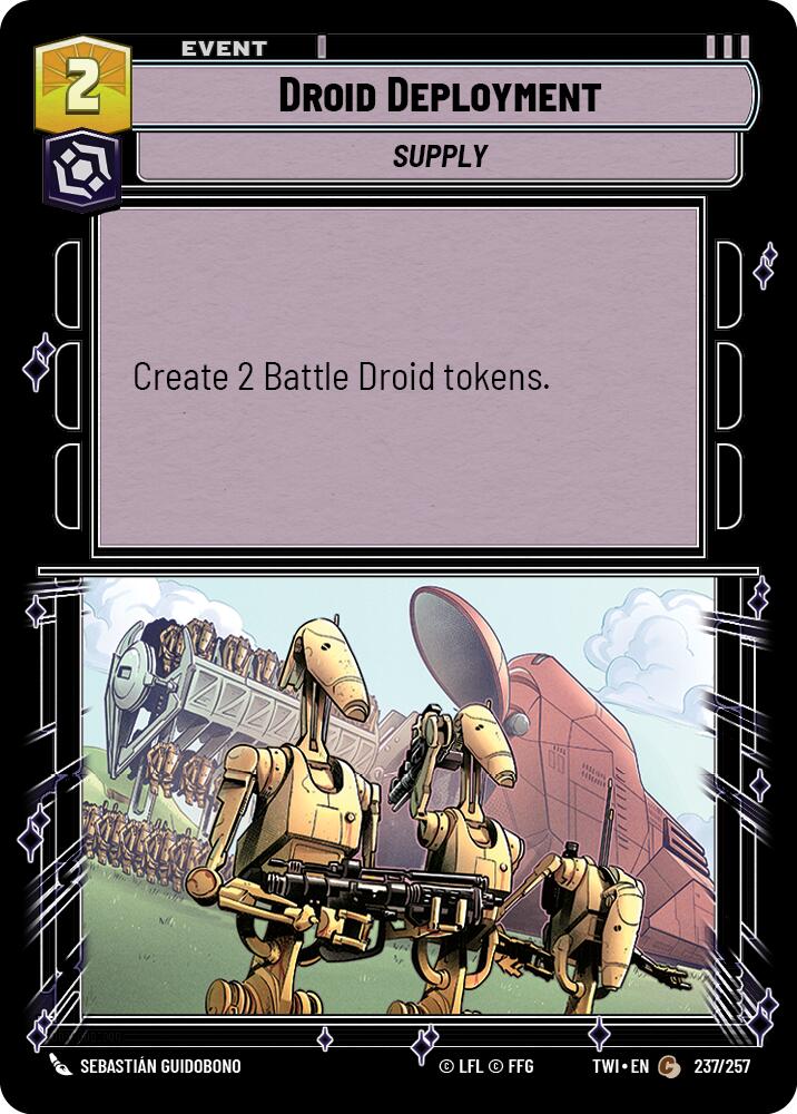 Droid Deployment (237/257) (237/257) [Twilight of the Republic] | Exor Games New Glasgow