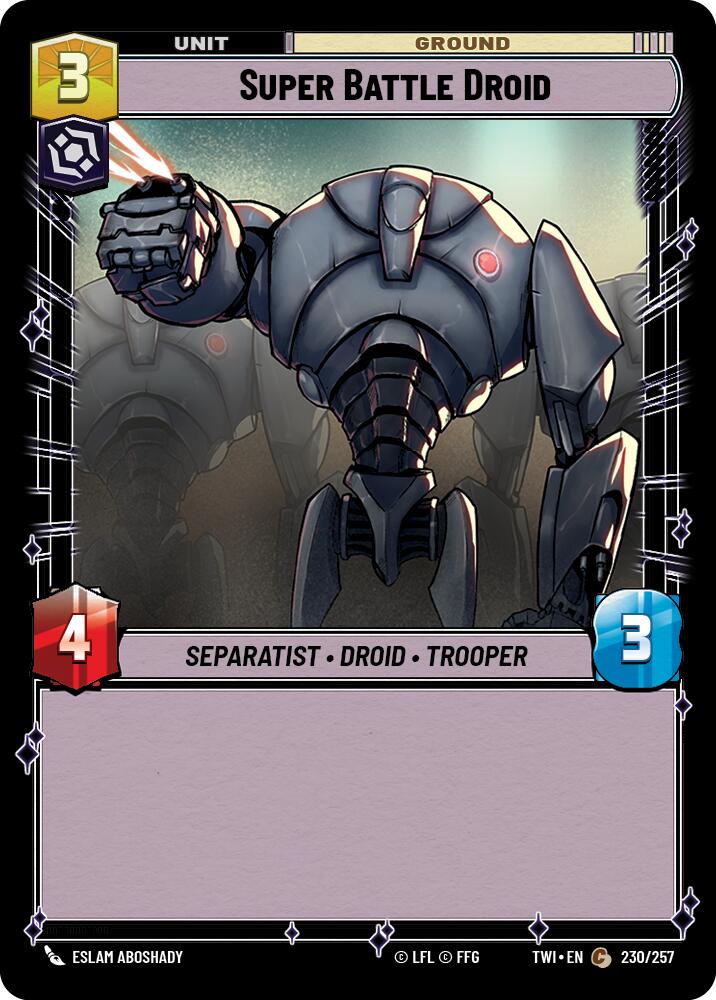 Super Battle Droid (230/257) (230/257) [Twilight of the Republic] | Exor Games New Glasgow