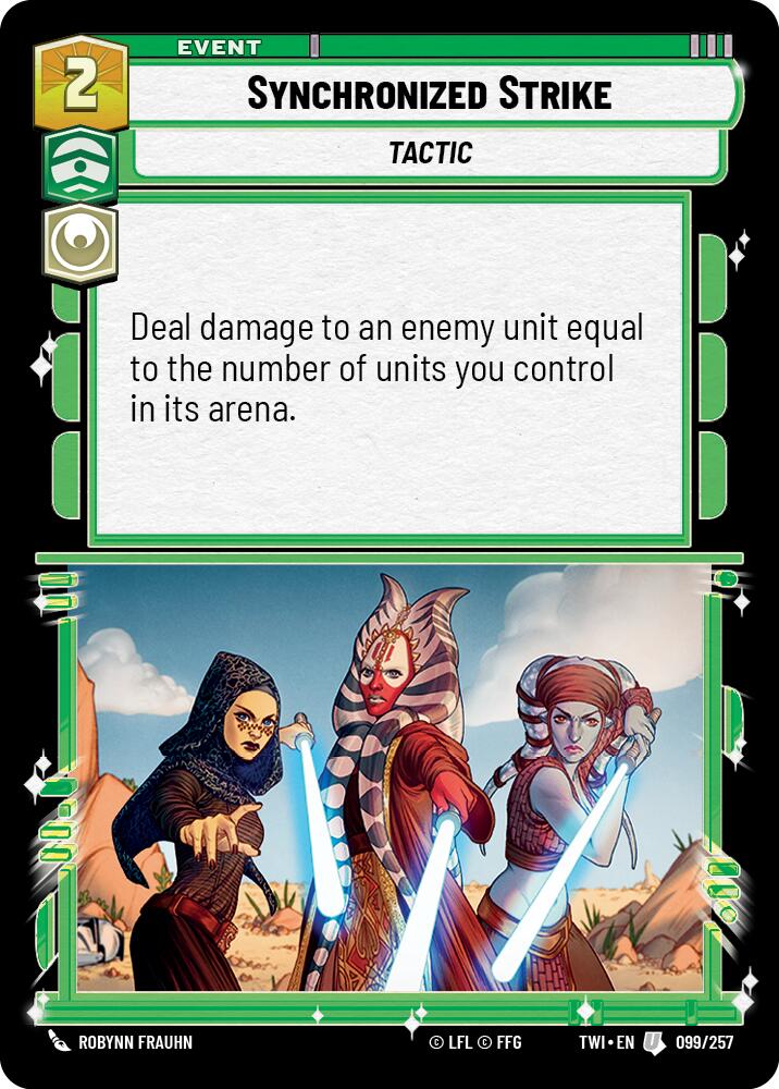 Synchronized Strike (099/257) (099/257) [Twilight of the Republic] | Exor Games New Glasgow