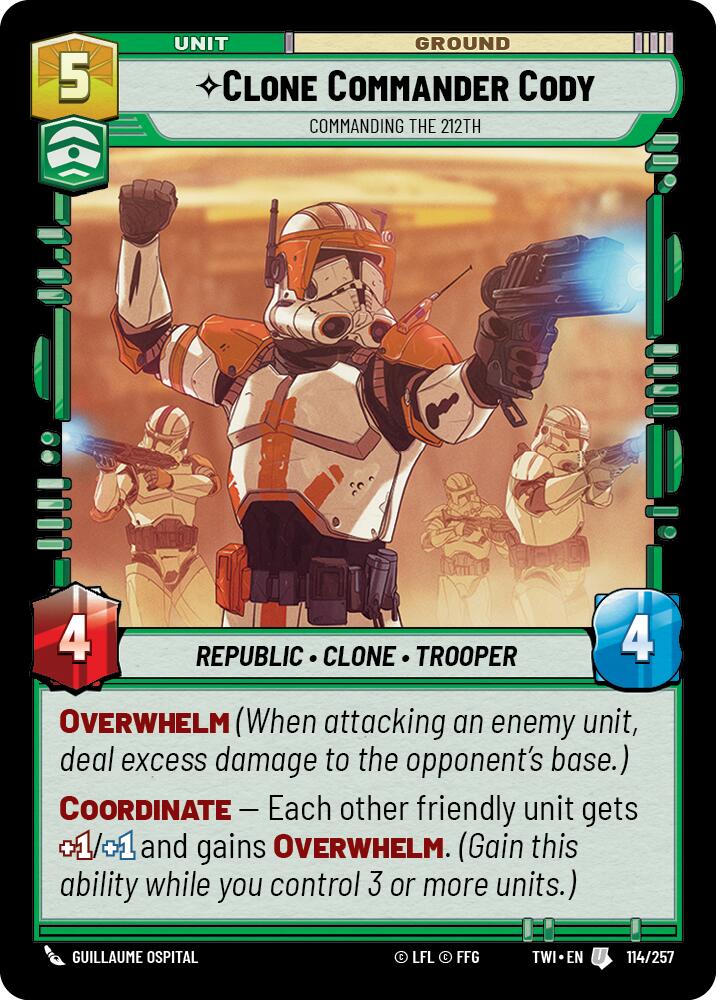 Clone Commander Cody - Commanding the 212th (114/257) (114/257) [Twilight of the Republic] | Exor Games New Glasgow