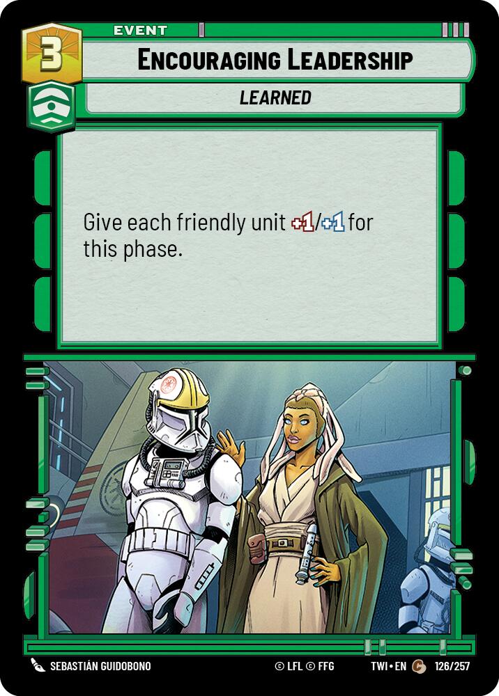 Encouraging Leadership (126/257) (126/257) [Twilight of the Republic] | Exor Games New Glasgow