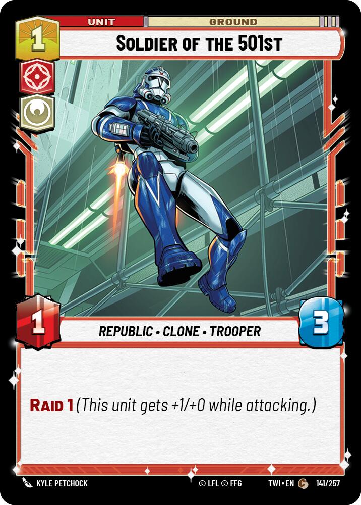 Soldier of the 501st (141/257) (141/257) [Twilight of the Republic] | Exor Games New Glasgow