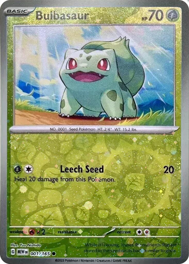 Bulbasaur (001/165) (Cosmos Holo) (Costco Exclusive) [Miscellaneous Cards] | Exor Games New Glasgow