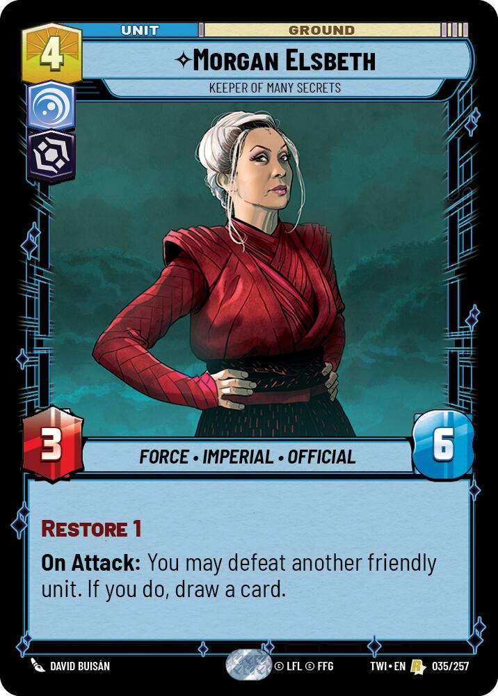 Morgan Elsbeth - Keeper of Many Secrets (035/257) (035/257) [Twilight of the Republic] | Exor Games New Glasgow
