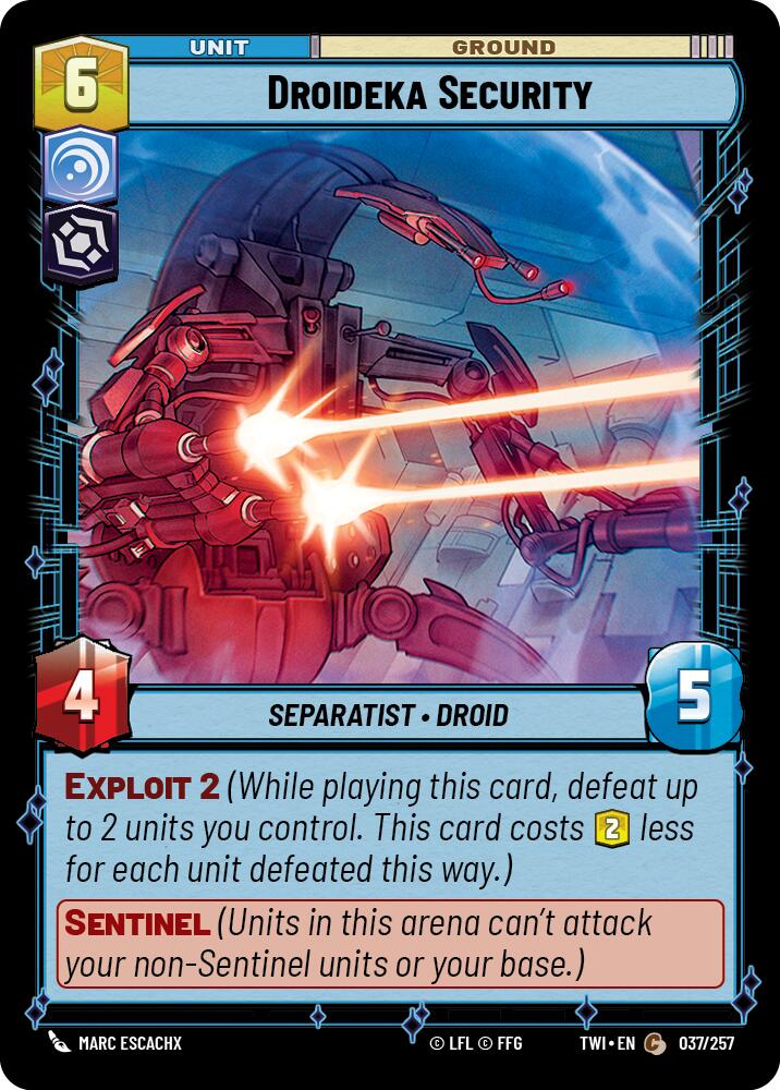 Droideka Security (037/257) (037/257) [Twilight of the Republic] | Exor Games New Glasgow
