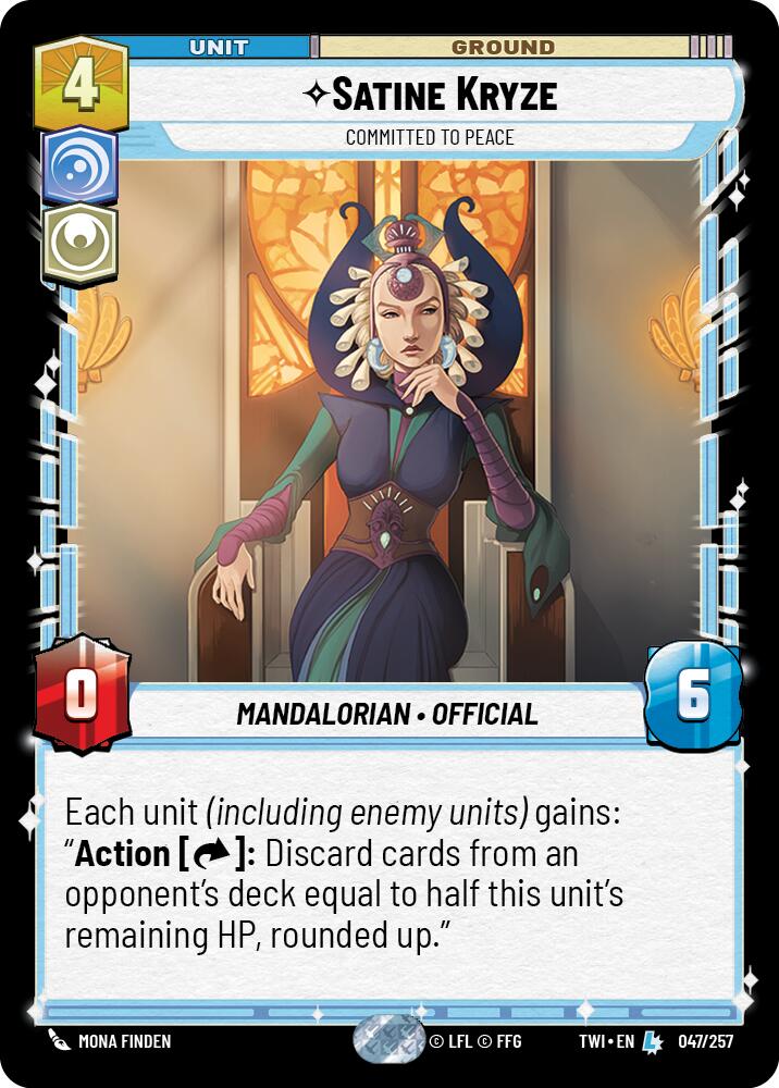 Satine Kryze - Committed to Peace (047/257) (047/257) [Twilight of the Republic] | Exor Games New Glasgow