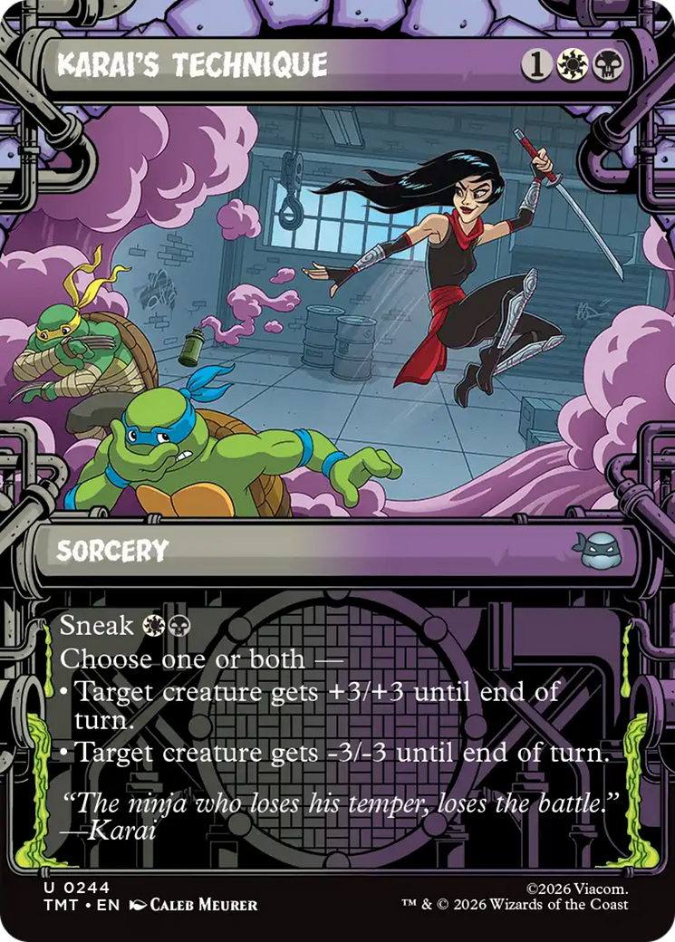 Karai's Technique (Showcase) [Teenage Mutant Ninja Turtles] | Exor Games New Glasgow