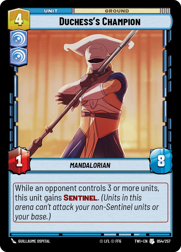 Duchess's Champion (054/257) (054/257) [Twilight of the Republic] | Exor Games New Glasgow