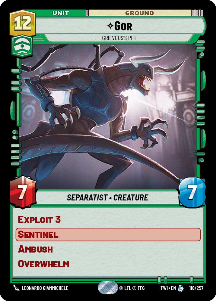 Gor - Grievous's Pet (118/257) (118/257) [Twilight of the Republic] | Exor Games New Glasgow